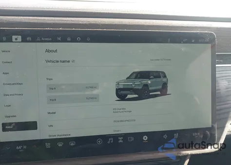 2023 Rivian R1S z USA, uszkodzony, nr VIN 7PDSGBBA4PN023728